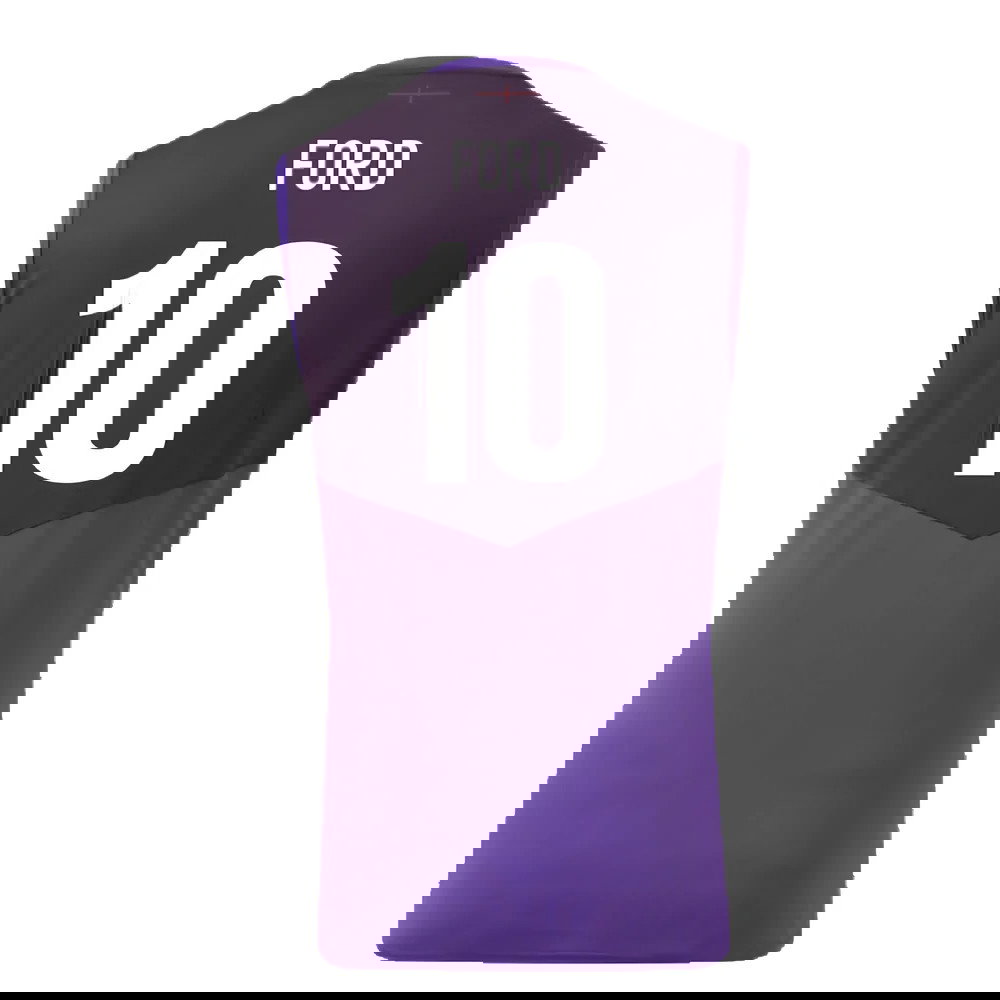 2024-2025 England Rugby Sleeveless Jersey (Violet) - Kids (Ford 10)