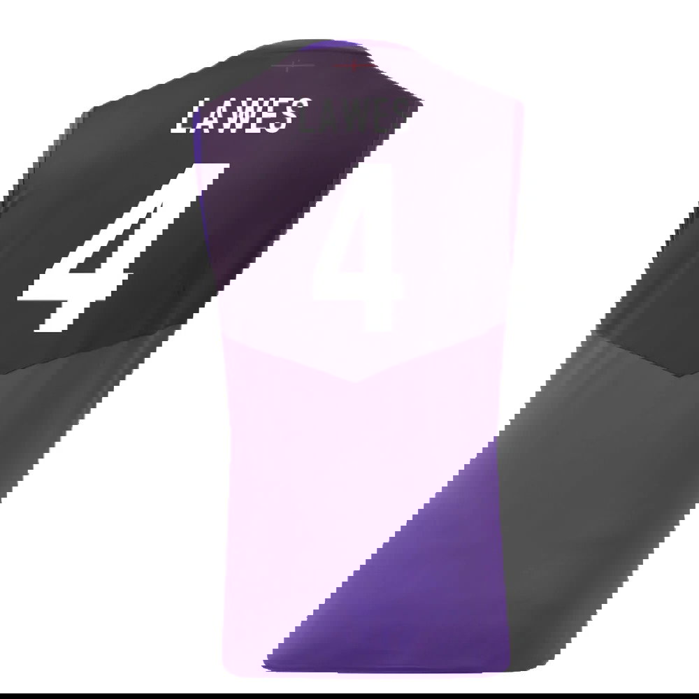 2024-2025 England Rugby Sleeveless Jersey (Violet) - Kids (Lawes 4)