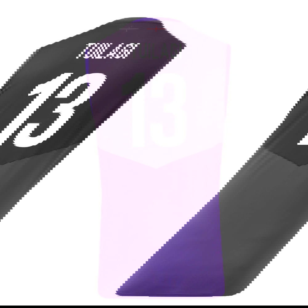 2024-2025 England Rugby Sleeveless Jersey (Violet) - Kids (Tuilagi 13)