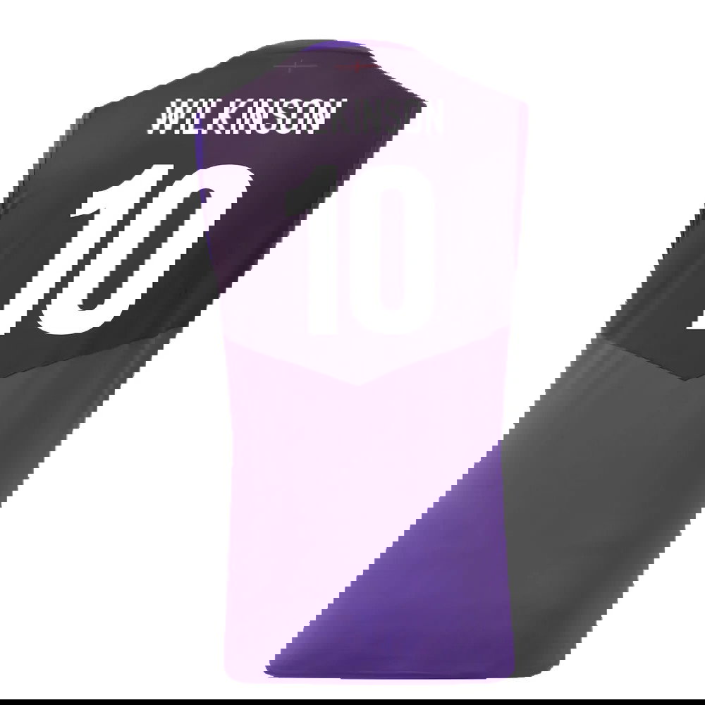 2024-2025 England Rugby Sleeveless Jersey (Violet) - Kids (Wilkinson 10)