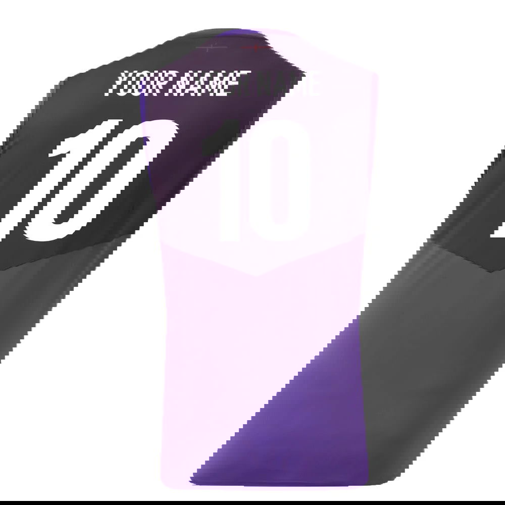 2024-2025 England Rugby Sleeveless Jersey (Violet) - Kids (Your Name)