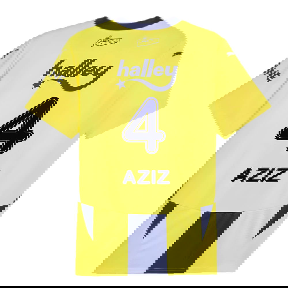2024-2025 Fenerbahce Home Shirt (Aziz 4)