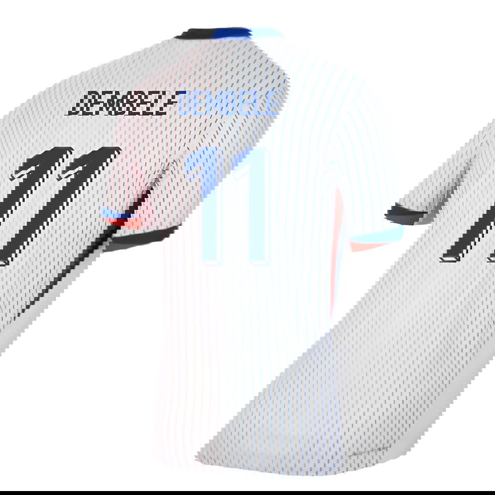 2024-2025 France Away Dri-ADV Match Shirt (Dembele 11)