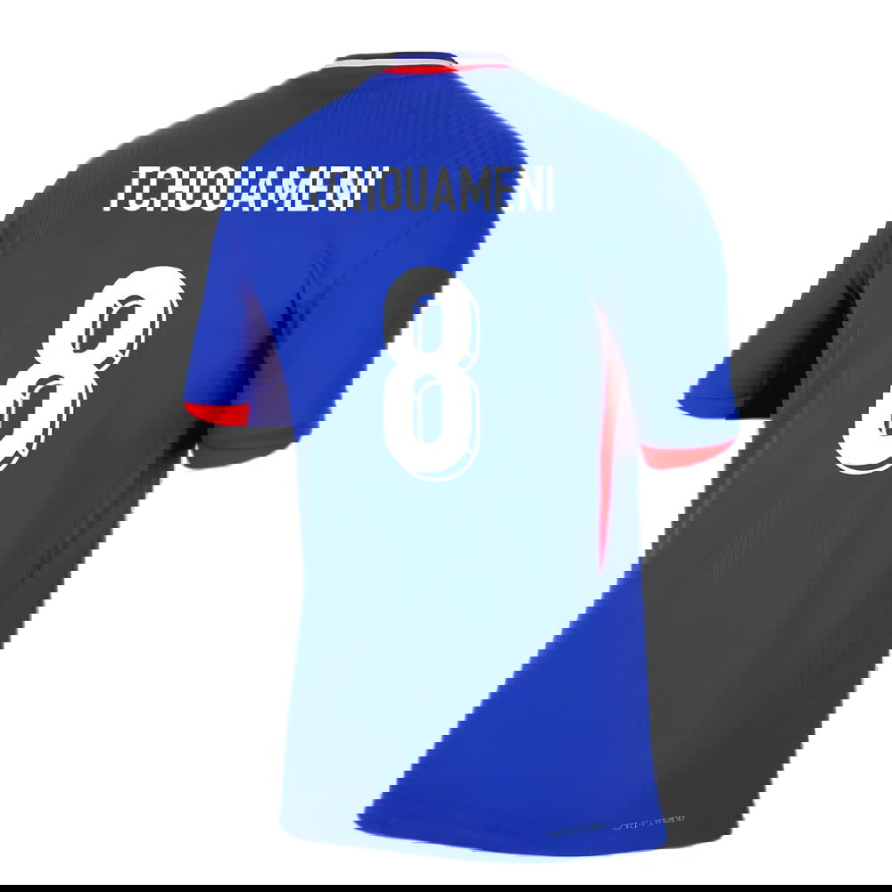 2024-2025 France Dri-FIT ADV Match Home Shirt (Tchouameni 8)