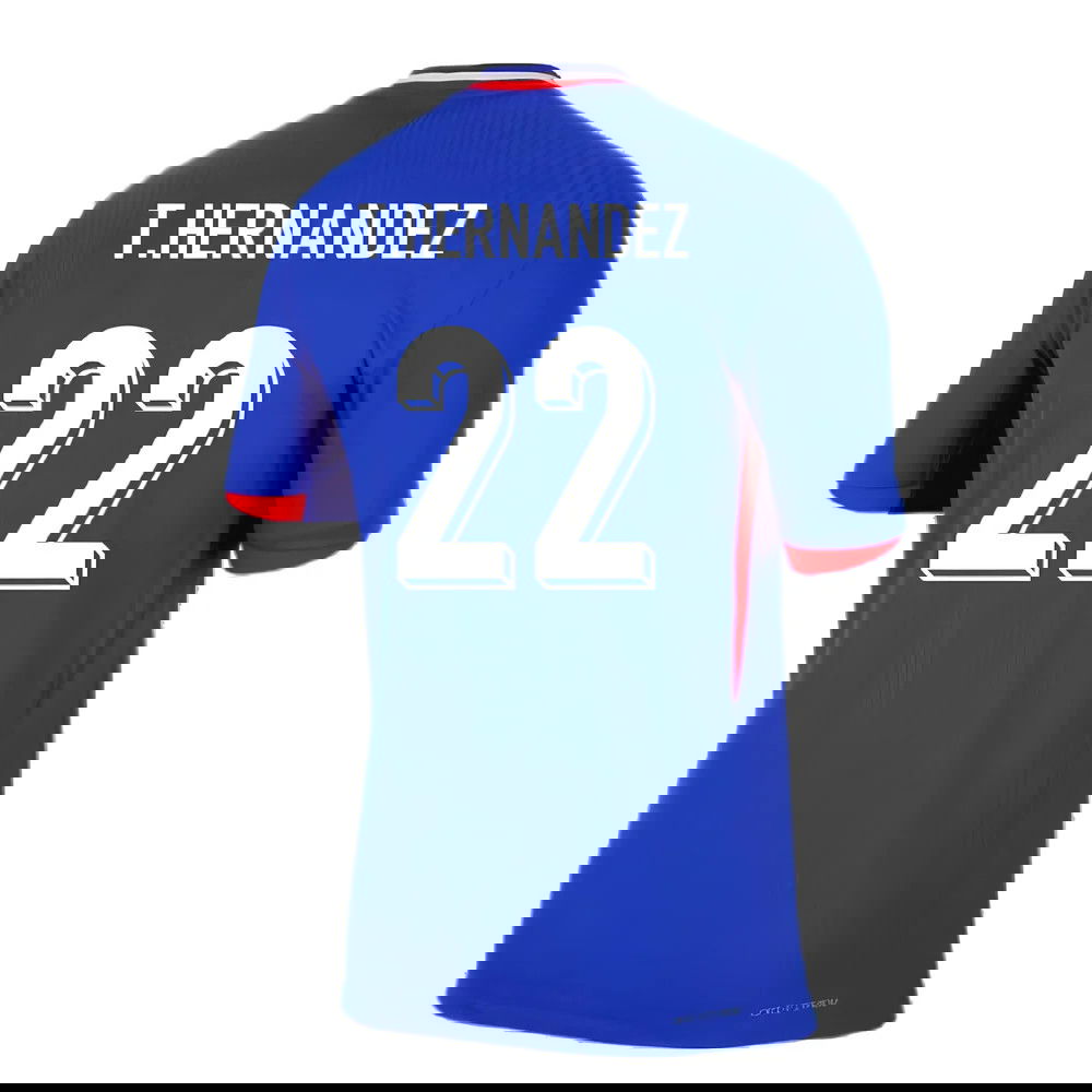 2024-2025 France Dri-FIT ADV Match Home Shirt (T.Hernandez 22)