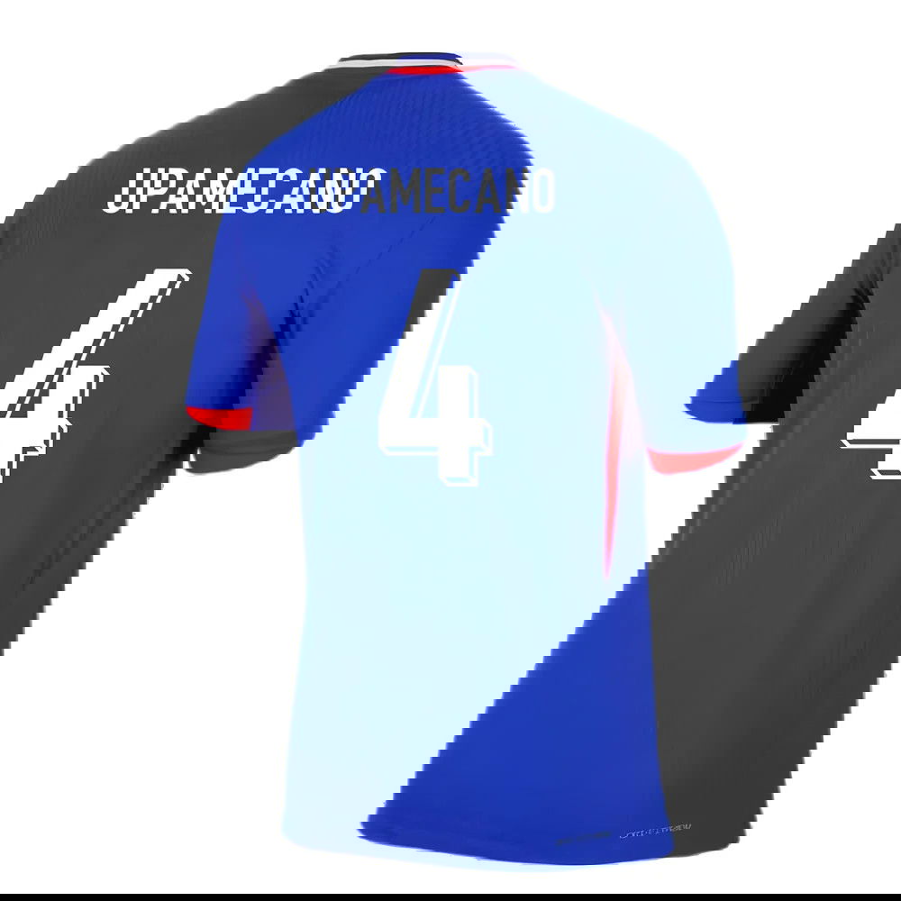 2024-2025 France Dri-FIT ADV Match Home Shirt (Upamecano 4)