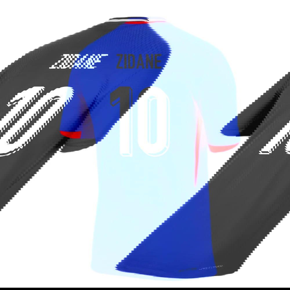 2024-2025 France Dri-FIT ADV Match Home Shirt (Zidane 10)