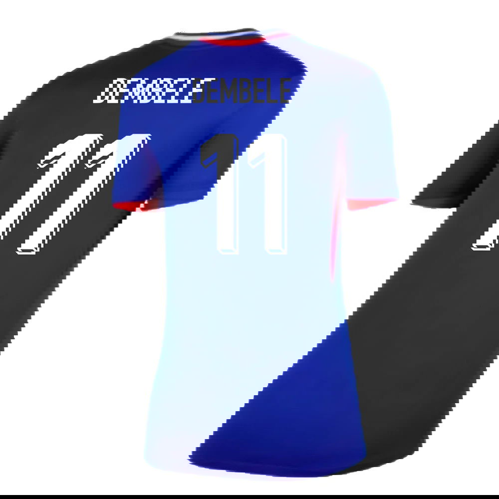 2024-2025 France Home Shirt (Womens) (Dembele 11)