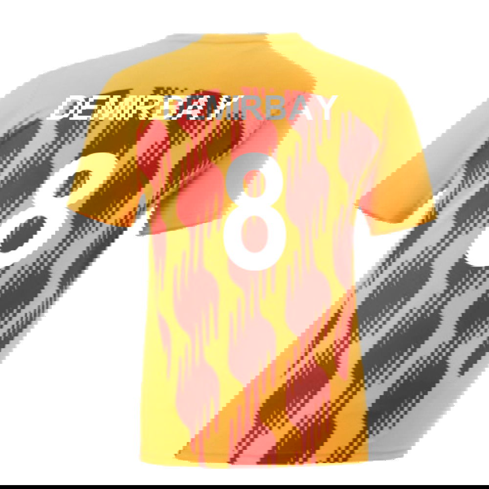 2024-2025 Galatasaray Pre-Match Shirt (Orange) (Demirbay 8)