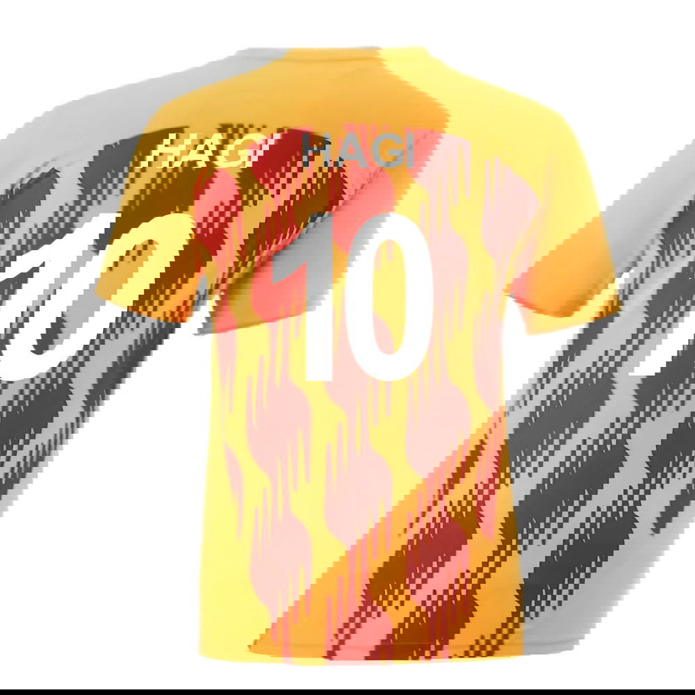 2024-2025 Galatasaray Pre-Match Shirt (Orange) (Hagi 10)