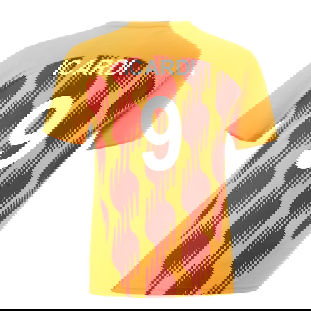 2024-2025 Galatasaray Pre-Match Shirt (Orange) (Icardi 9)