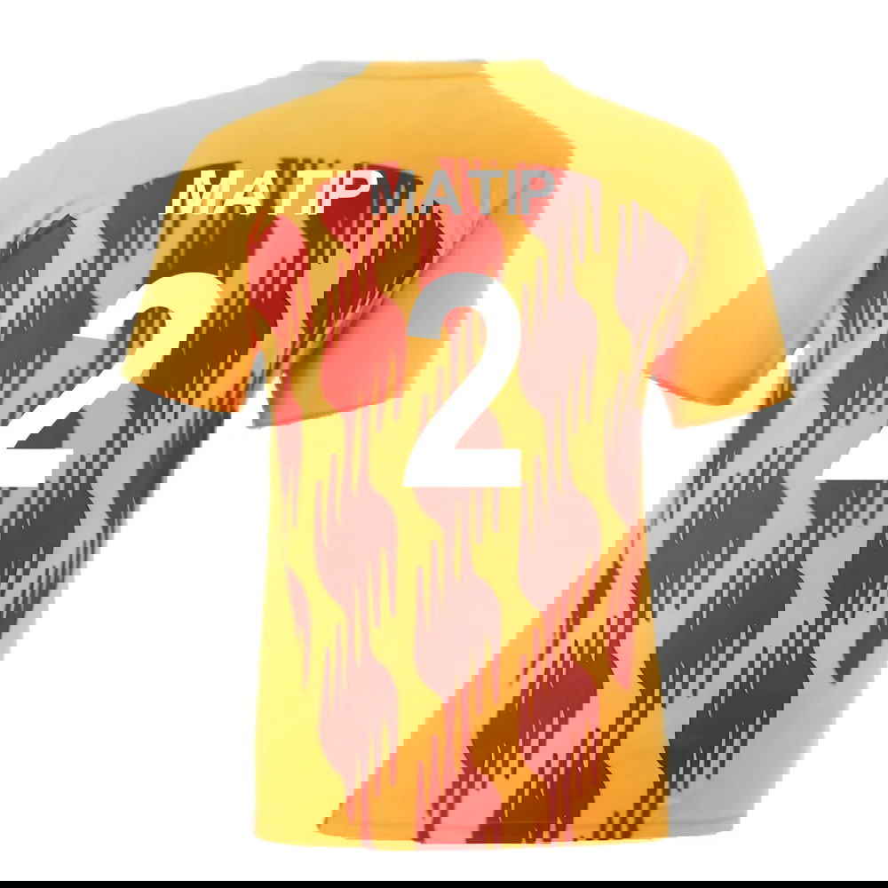 2024-2025 Galatasaray Pre-Match Shirt (Orange) (Matip 2)