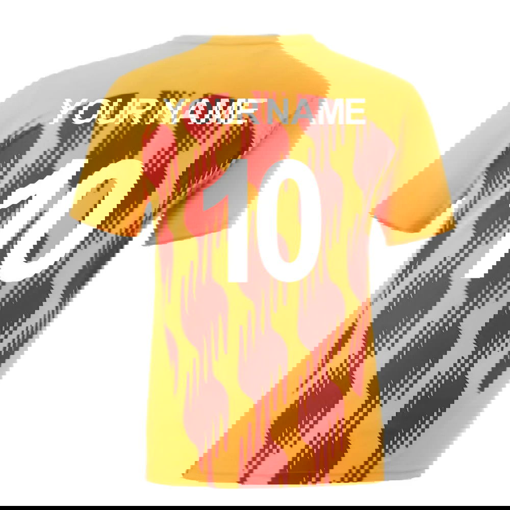 2024-2025 Galatasaray Pre-Match Shirt (Orange) (Your Name)