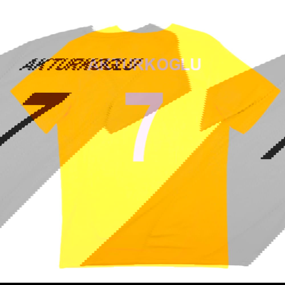 2024-2025 Galatasaray Training Shirt (Orange) (Akturkoglu 7)