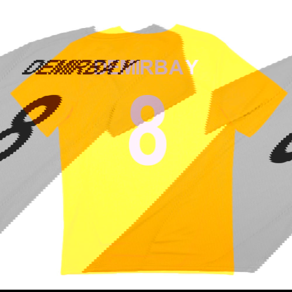 2024-2025 Galatasaray Training Shirt (Orange) (Demirbay 8)