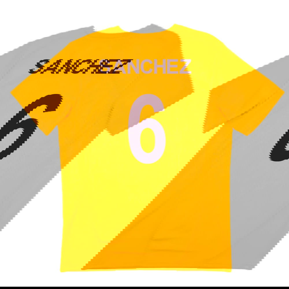 2024-2025 Galatasaray Training Shirt (Orange) (Sanchez 6)