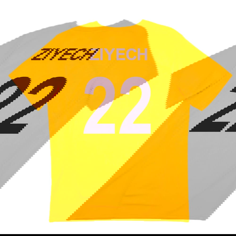 2024-2025 Galatasaray Training Shirt (Orange) (Ziyech 22)