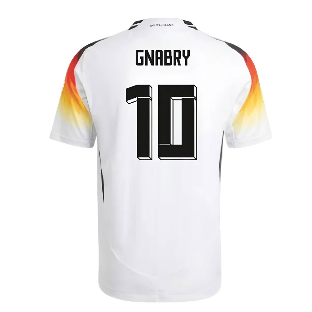 2024-2025 Germany Authentic Home Shirt (Gnabry 10)