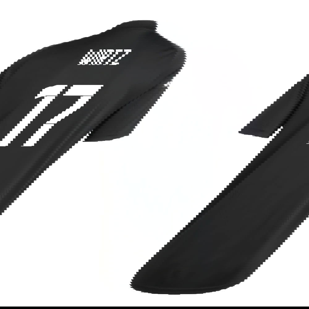2024-2025 Germany Pre-Match Shirt (Black) (Wirtz 17)