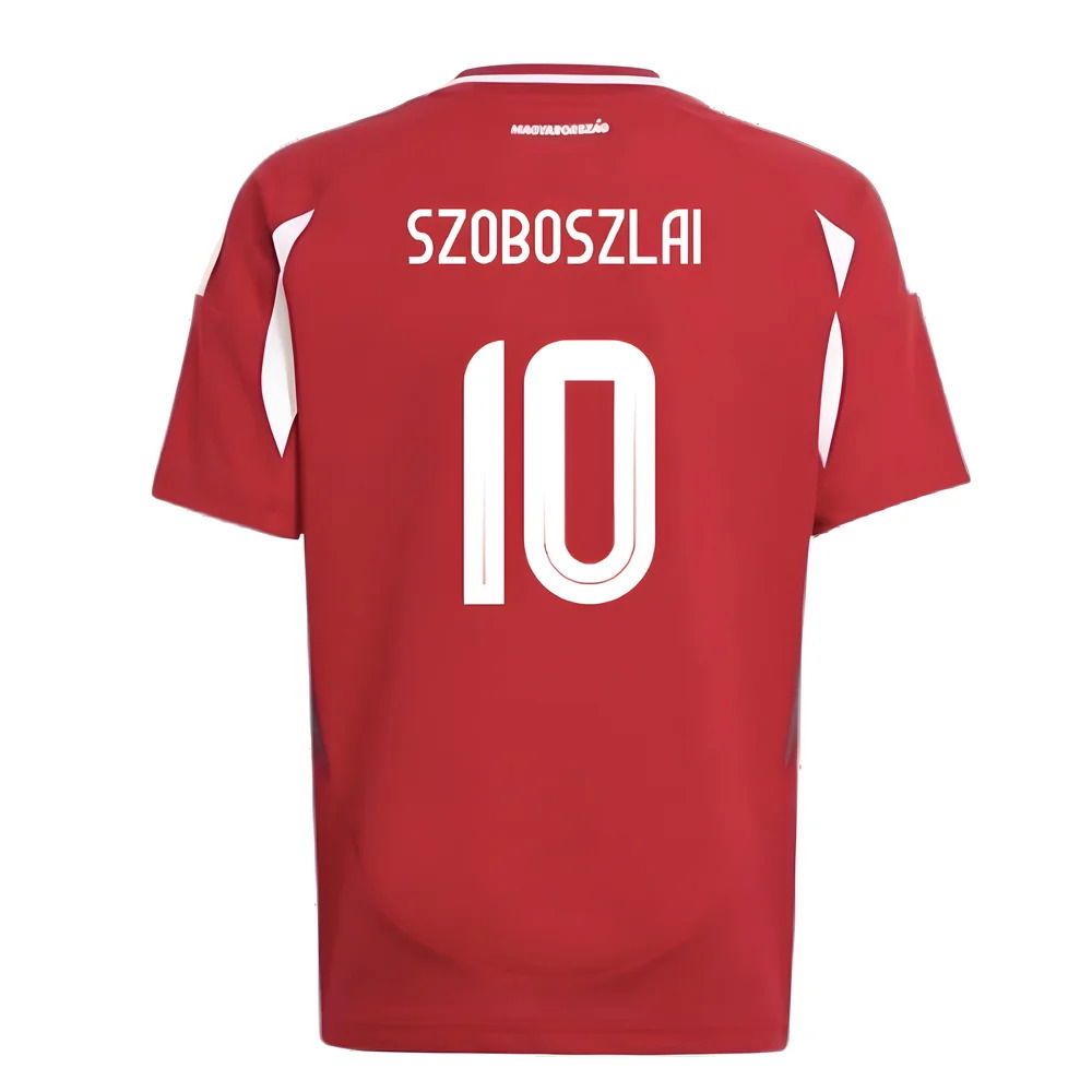2024-2025 Hungary Home Shirt (Kids) (SZOBOSZLAI 10)