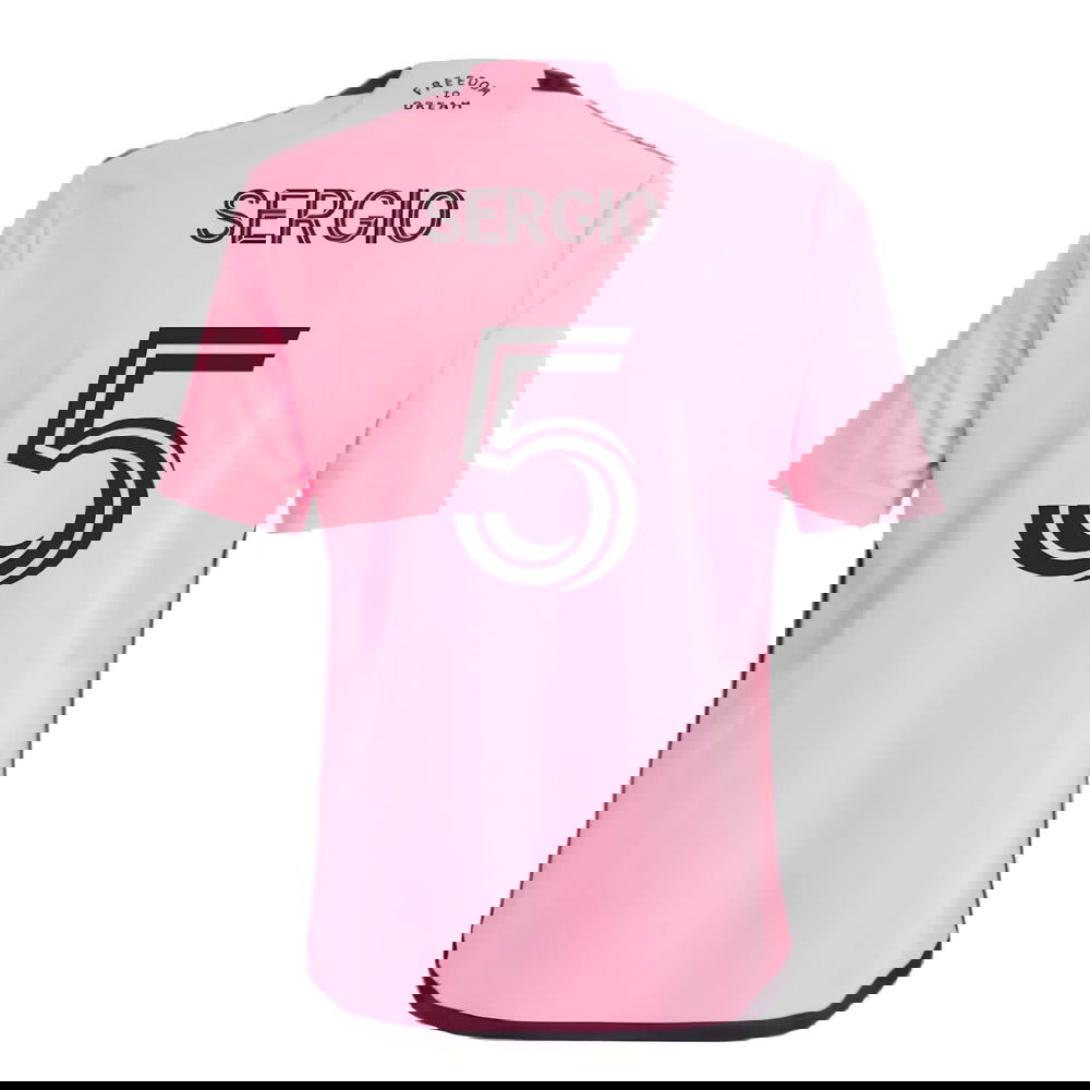 2024-2025 Inter Miami Home Shirt (Kids) (Sergio 5)