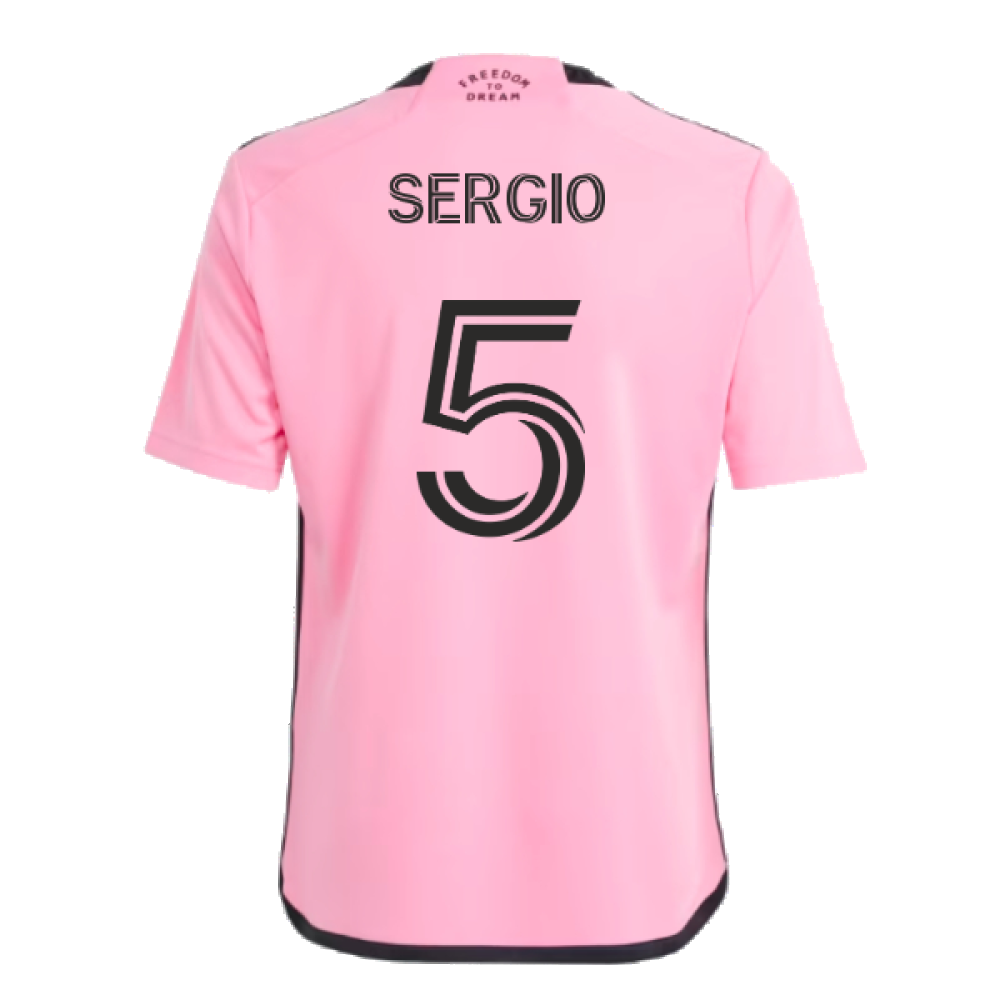 2024-2025 Inter Miami Home Shirt (Kids) (Sergio 5)
