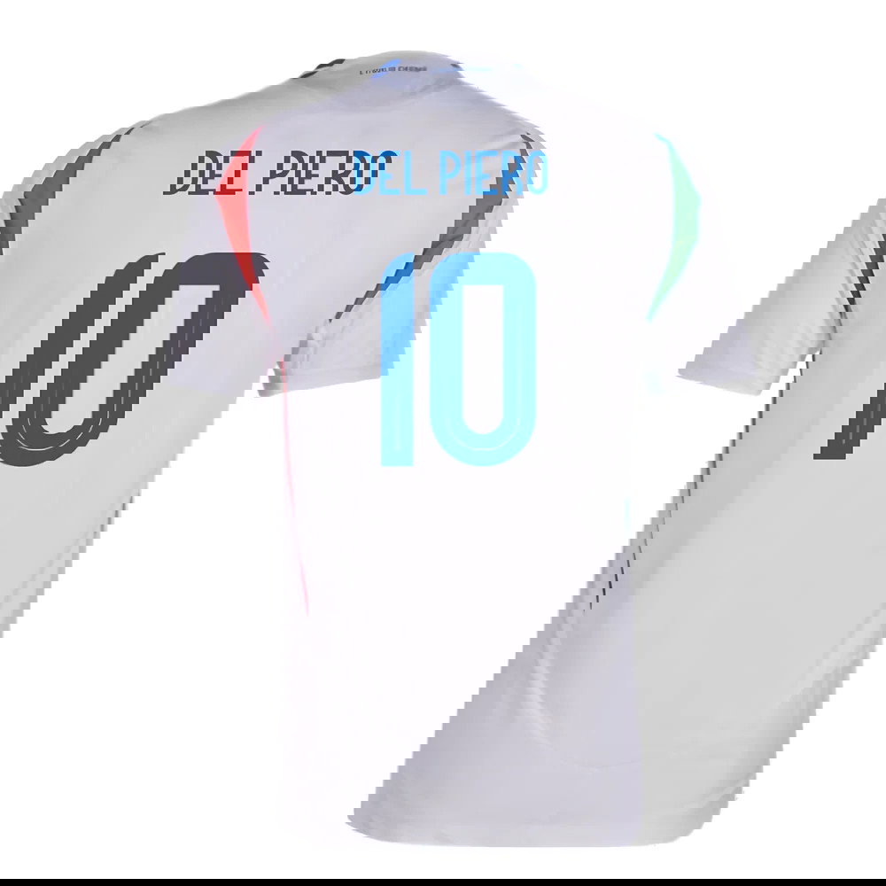 2024-2025 Italy Authentic Away Shirt (DEL PIERO 10)