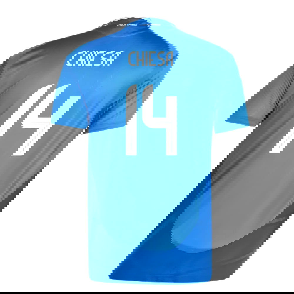 2024-2025 Italy Authentic Home Shirt (CHIESA 14)