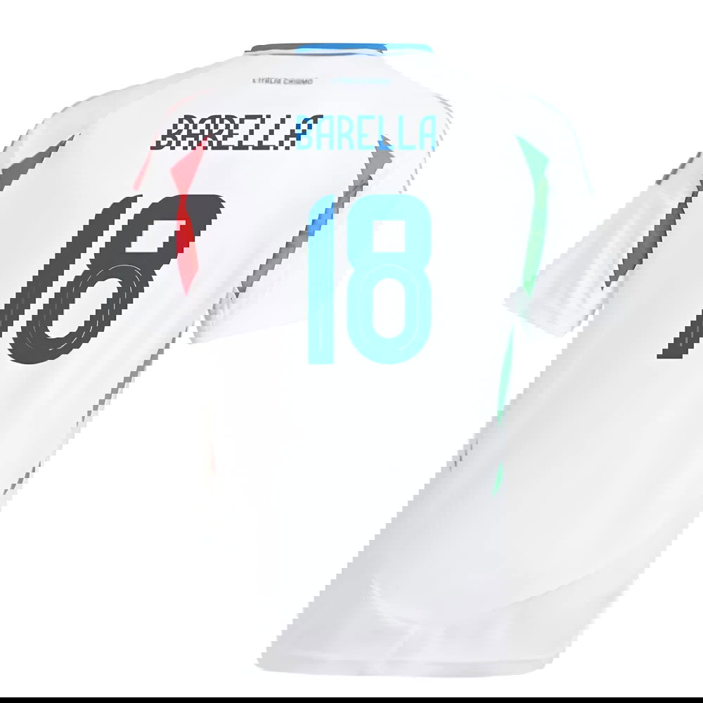 2024-2025 Italy Away Shirt (Kids) (BARELLA 18)