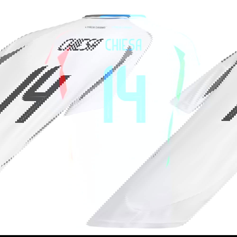 2024-2025 Italy Away Shirt (Kids) (CHIESA 14)