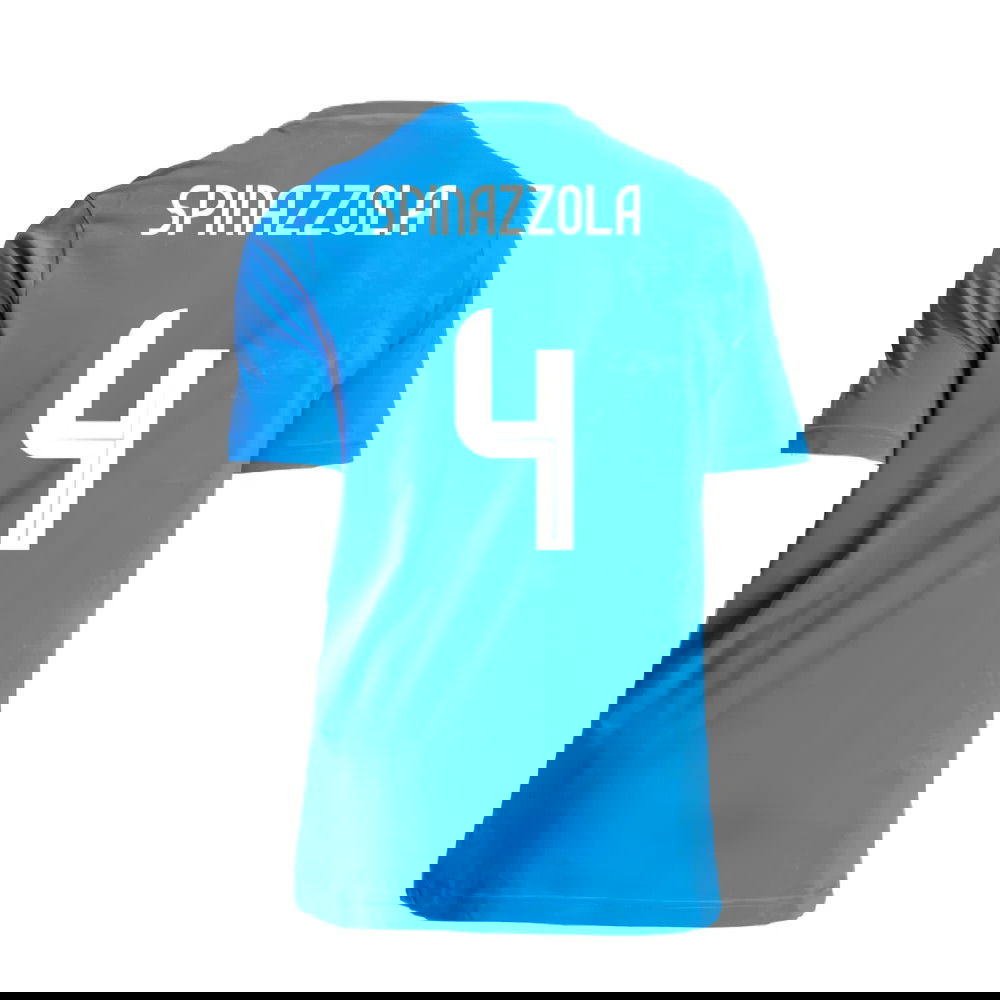 2024-2025 Italy DNA Graphic Tee (Blue) (SPINAZZOLA 4)