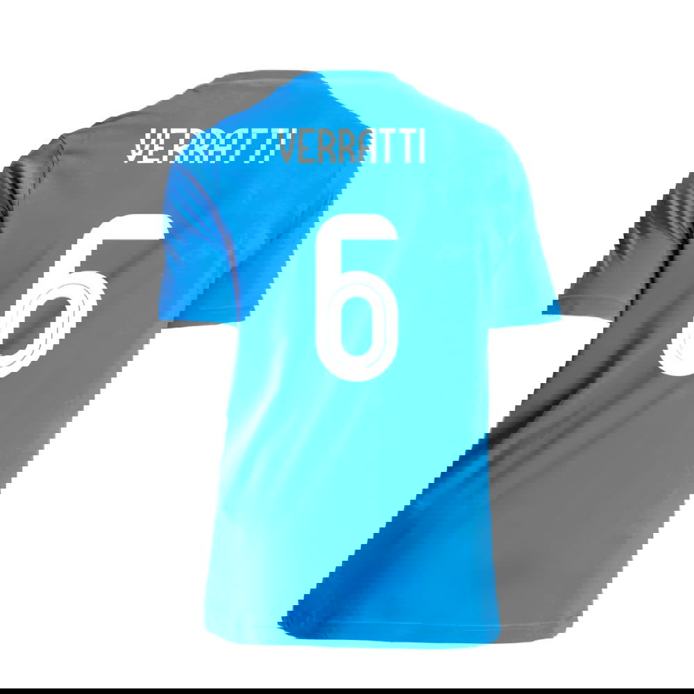 2024-2025 Italy DNA Graphic Tee (Blue) (VERRATTI 6)