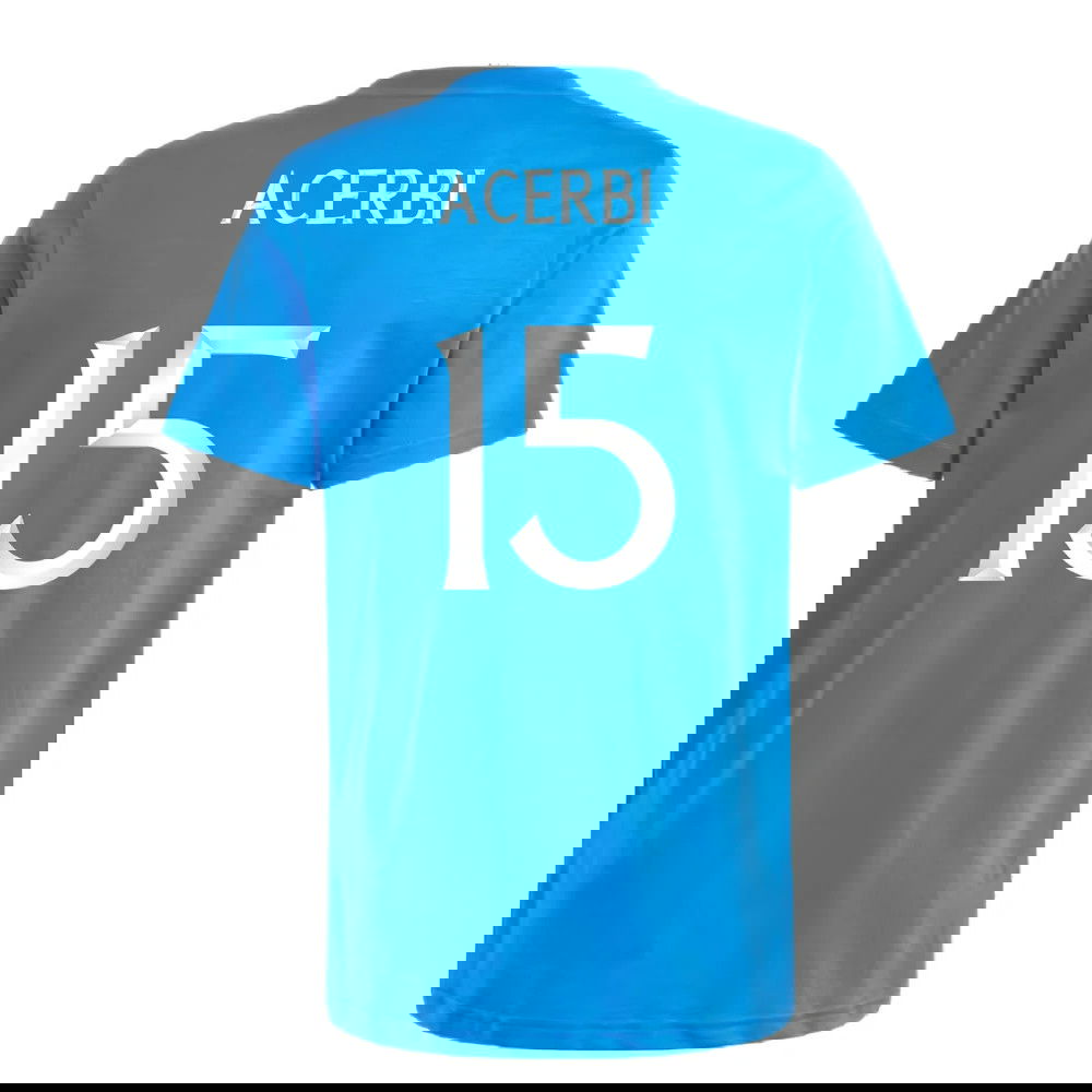2024-2025 Italy DNA Tee (Blue) - Kids (ACERBI 15)