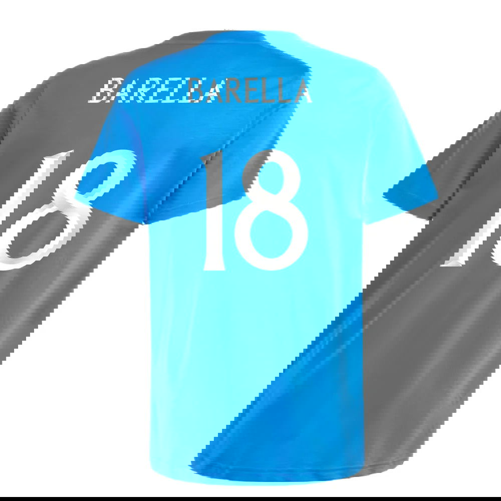 2024-2025 Italy DNA Tee (Blue) - Kids (BARELLA 18)