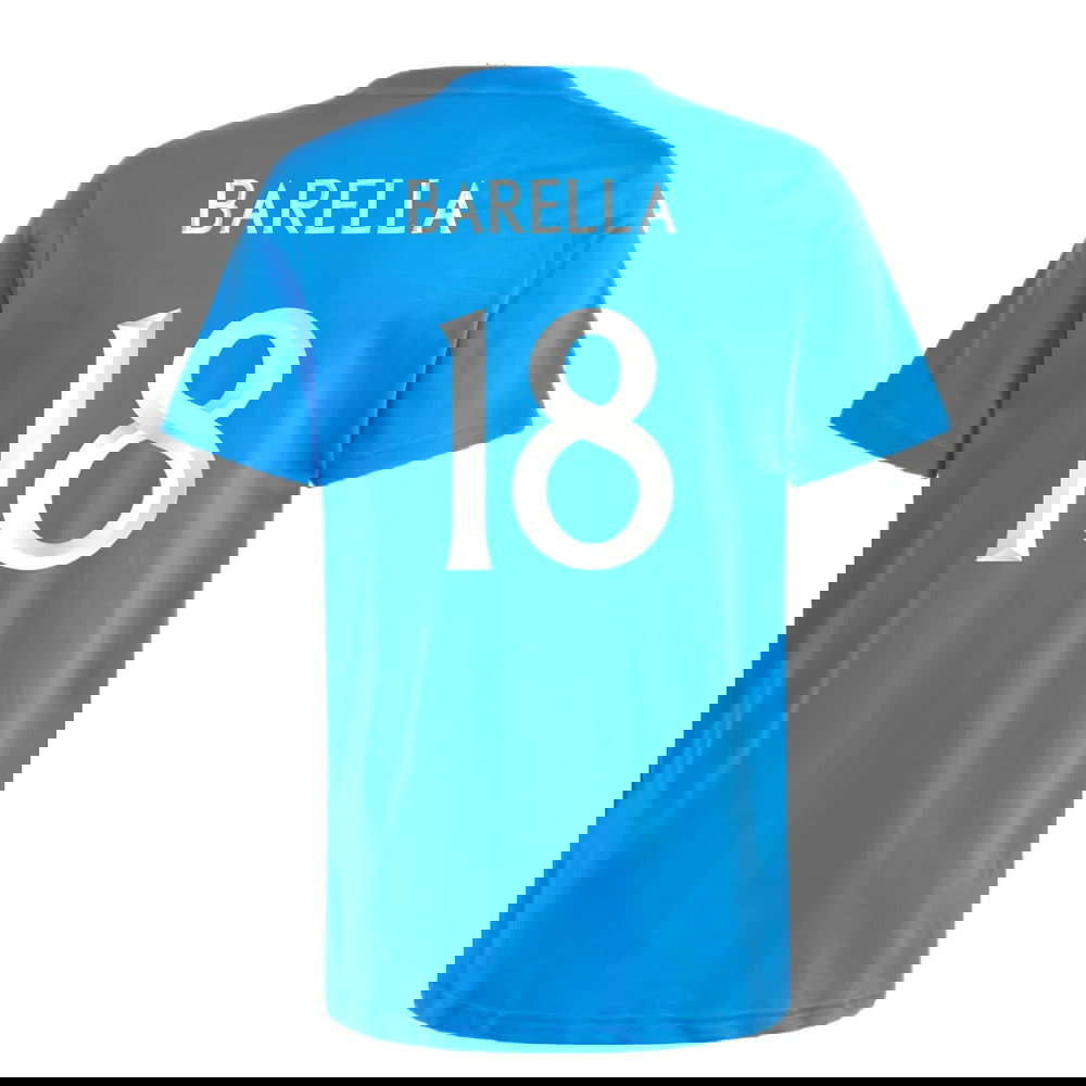 2024-2025 Italy DNA Tee (Blue) - Kids (BARELLA 18)