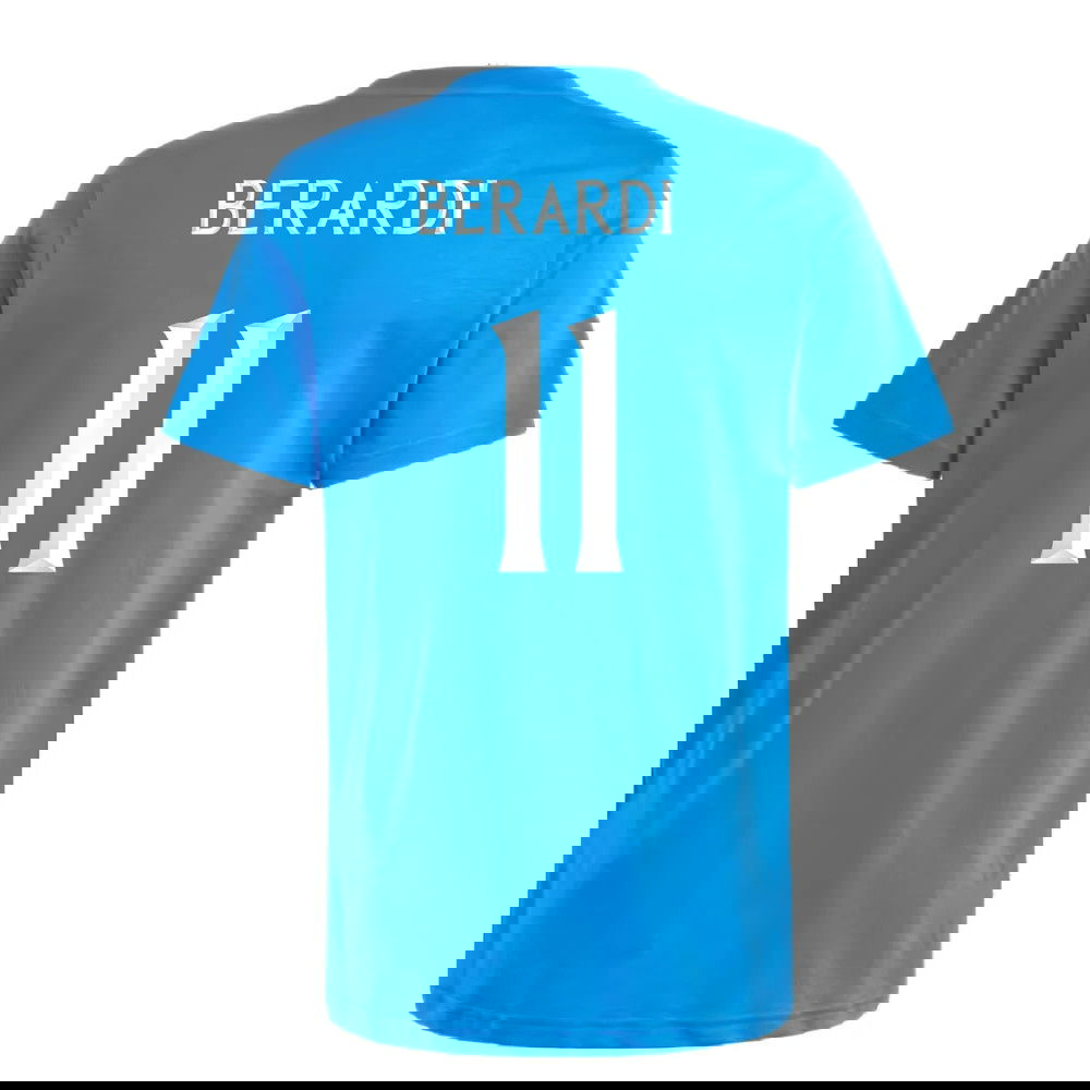 2024-2025 Italy DNA Tee (Blue) - Kids (BERARDI 11)
