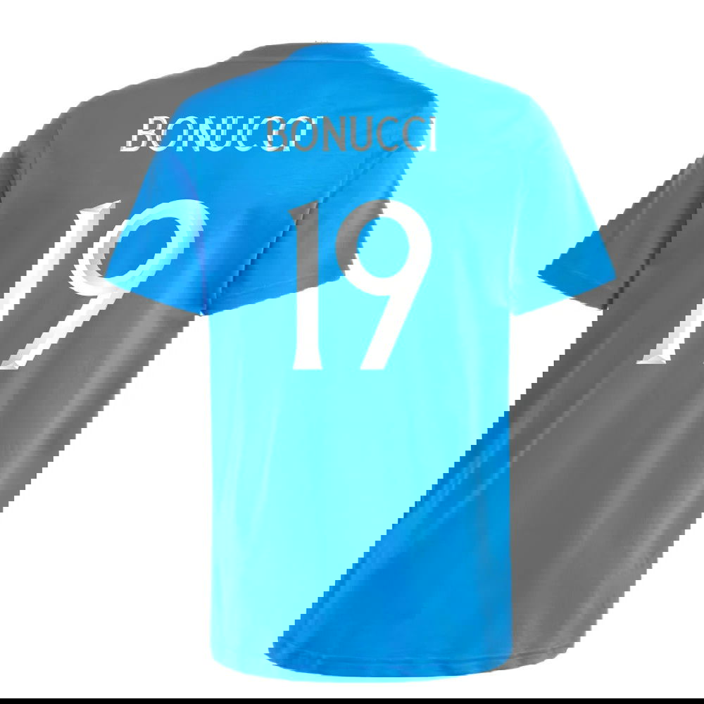 2024-2025 Italy DNA Tee (Blue) - Kids (BONUCCI 19)
