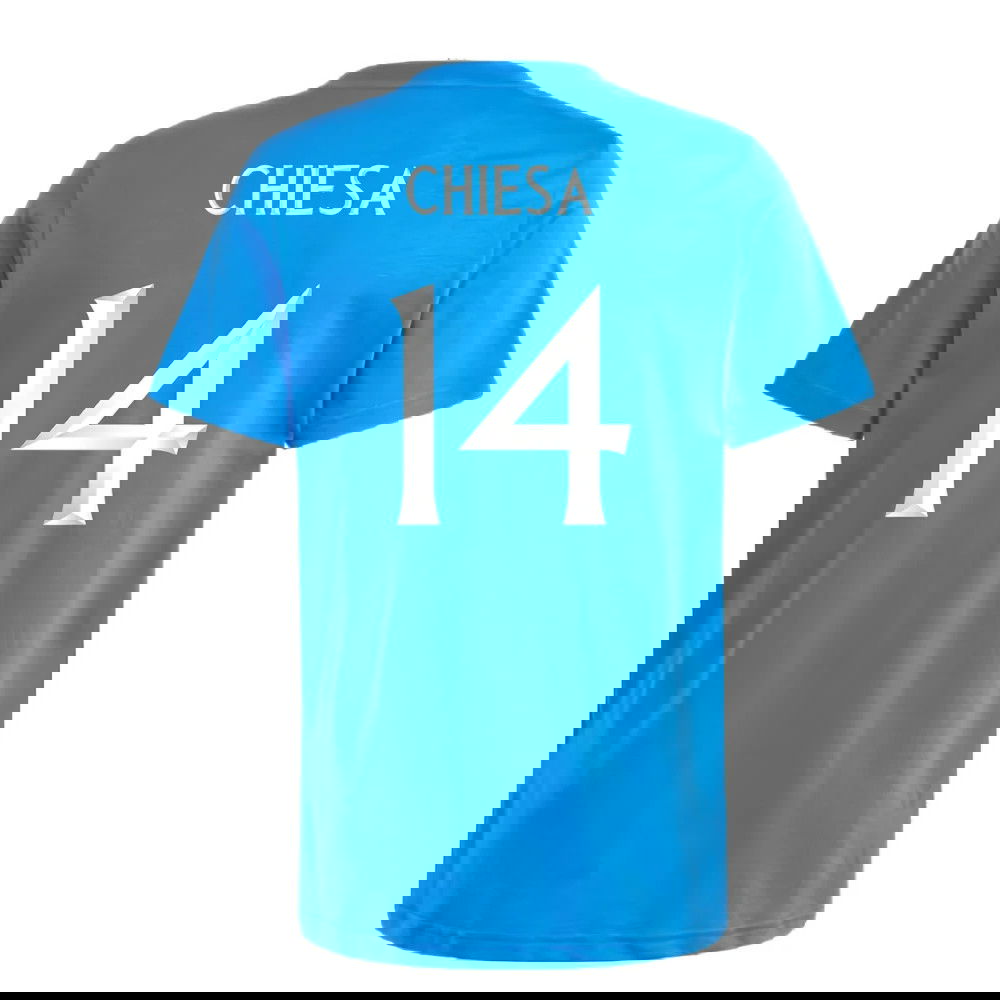 2024-2025 Italy DNA Tee (Blue) - Kids (CHIESA 14)