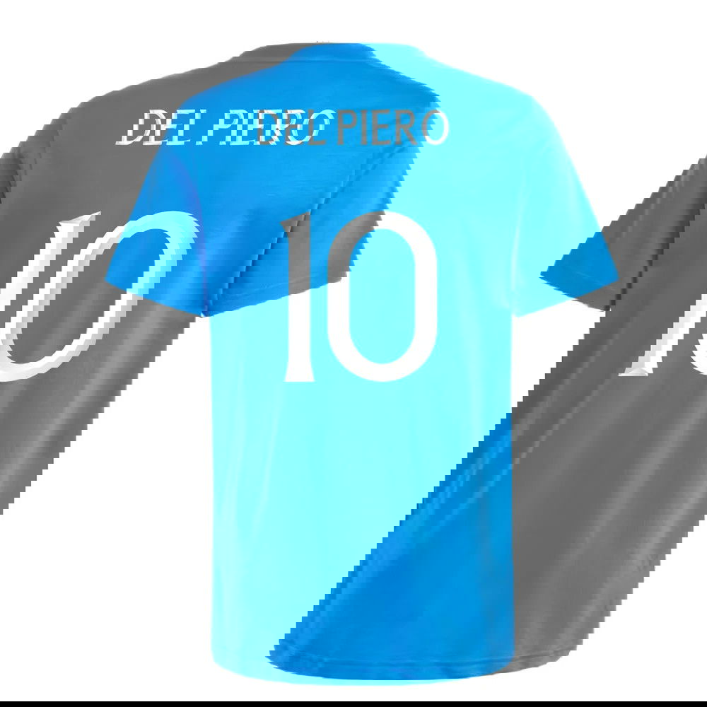 2024-2025 Italy DNA Tee (Blue) - Kids (DEL PIERO 10)