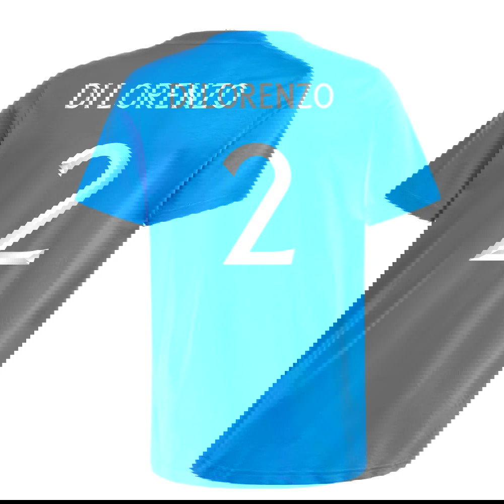 2024-2025 Italy DNA Tee (Blue) - Kids (DI LORENZO 2)