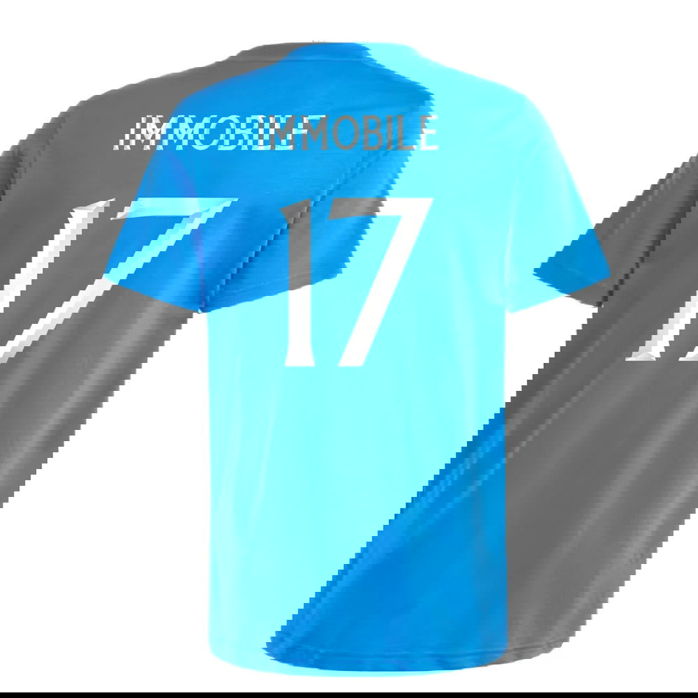 2024-2025 Italy DNA Tee (Blue) - Kids (IMMOBILE 17)
