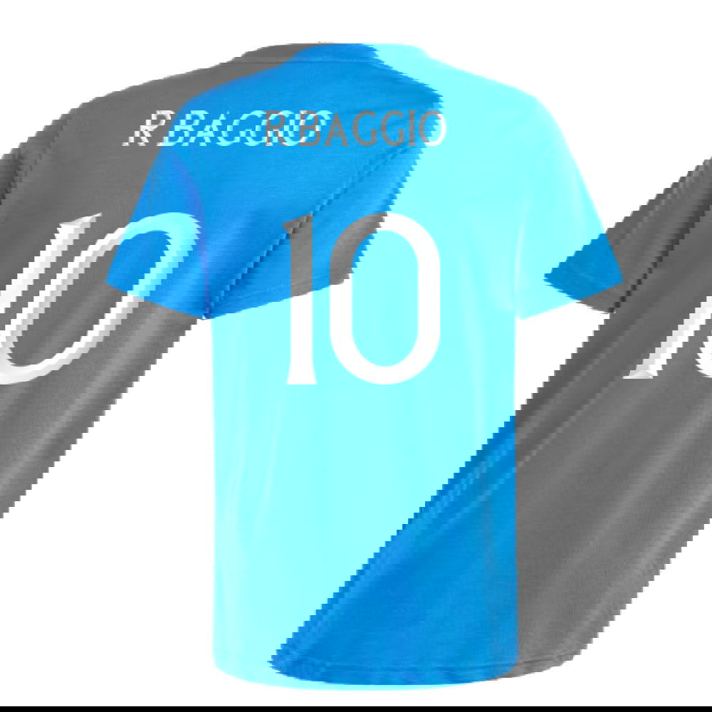 2024-2025 Italy DNA Tee (Blue) - Kids (R BAGGIO 10)