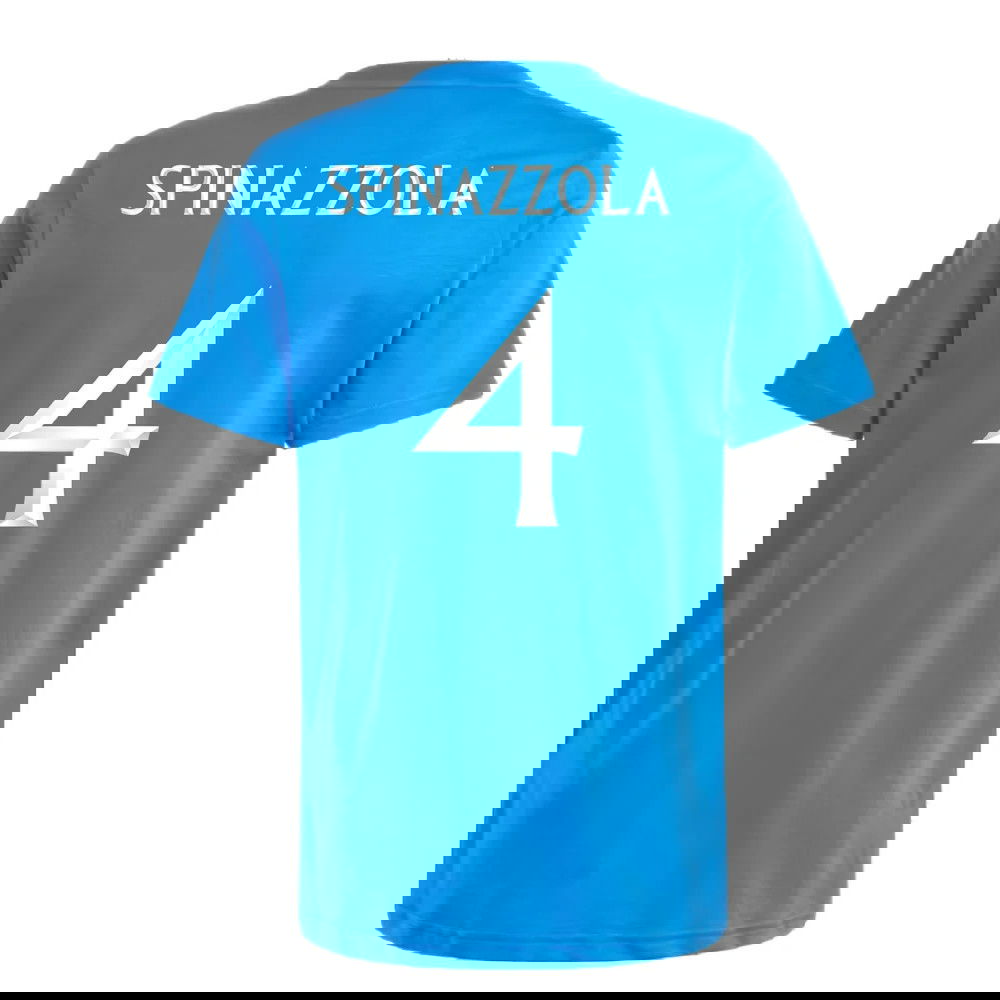 2024-2025 Italy DNA Tee (Blue) - Kids (SPINAZZOLA 4)