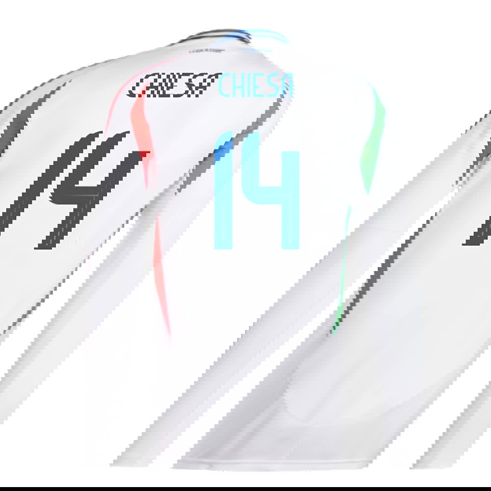 2024-2025 Italy Long Sleeve Away Shirt (CHIESA 14)