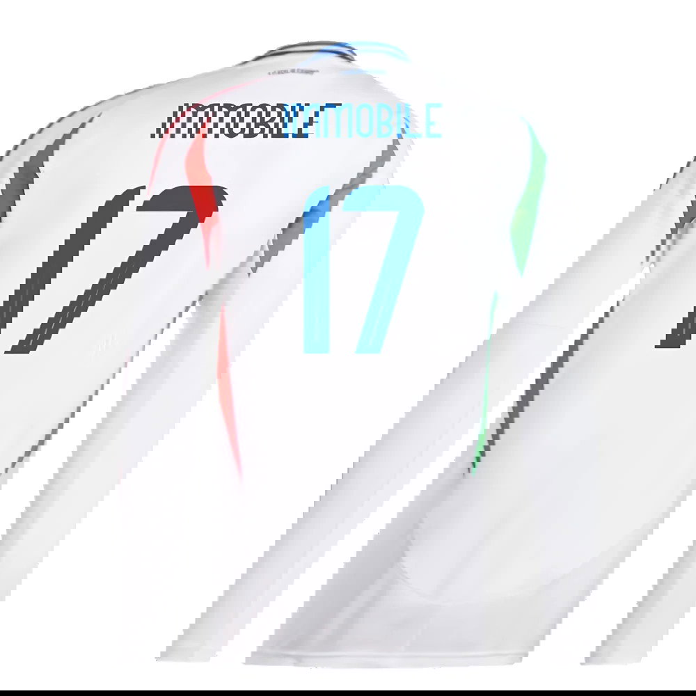 2024-2025 Italy Long Sleeve Away Shirt (IMMOBILE 17)