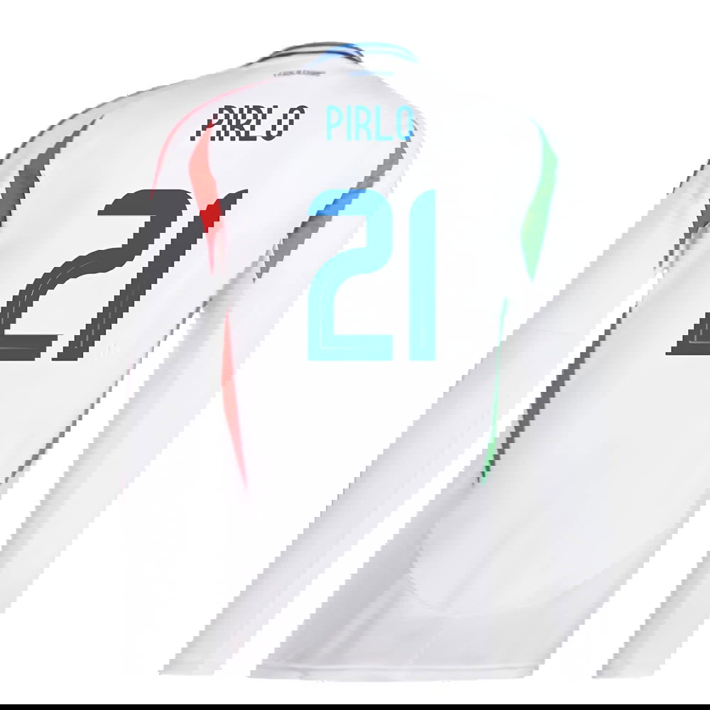 2024-2025 Italy Long Sleeve Away Shirt (PIRLO 21)
