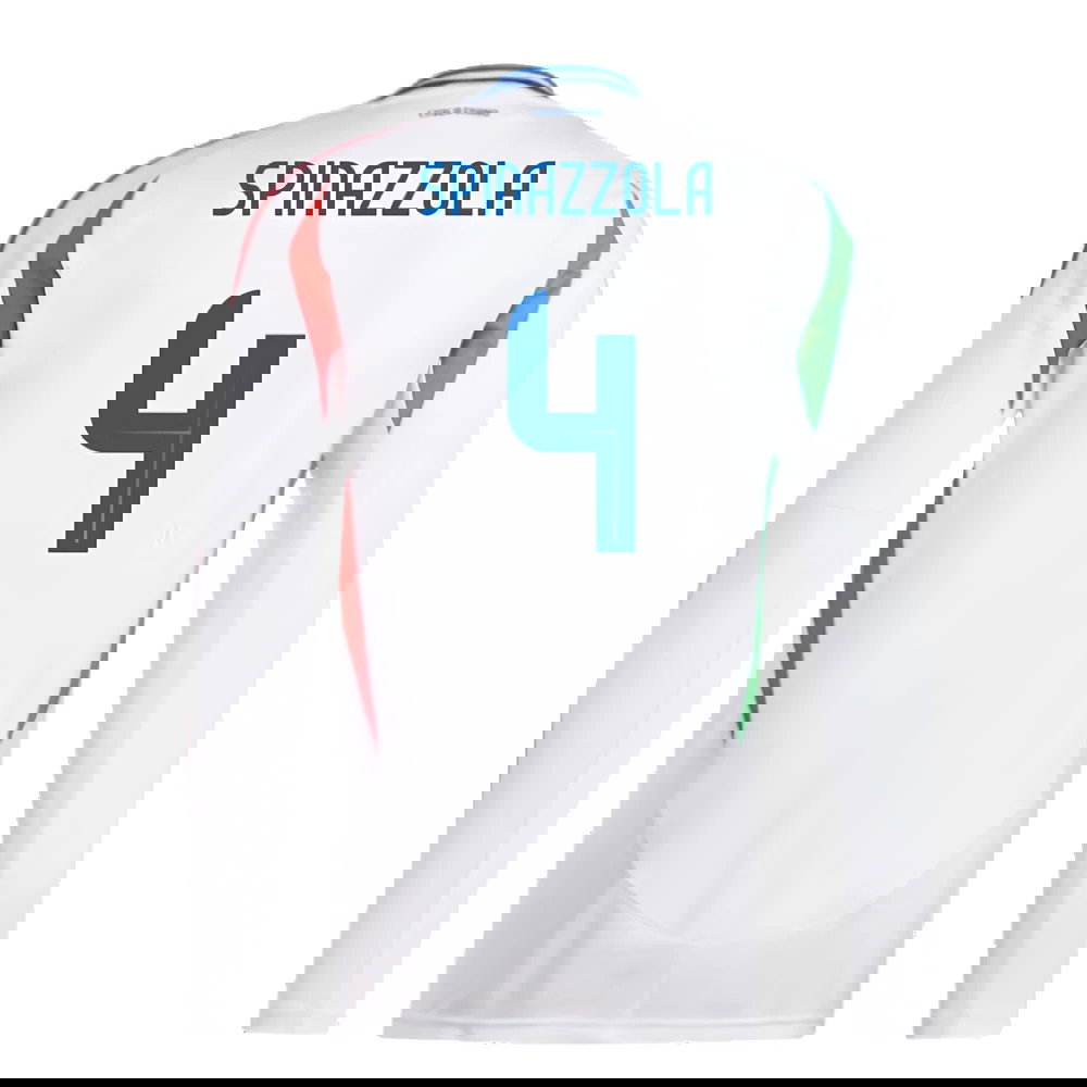 2024-2025 Italy Long Sleeve Away Shirt (SPINAZZOLA 4)