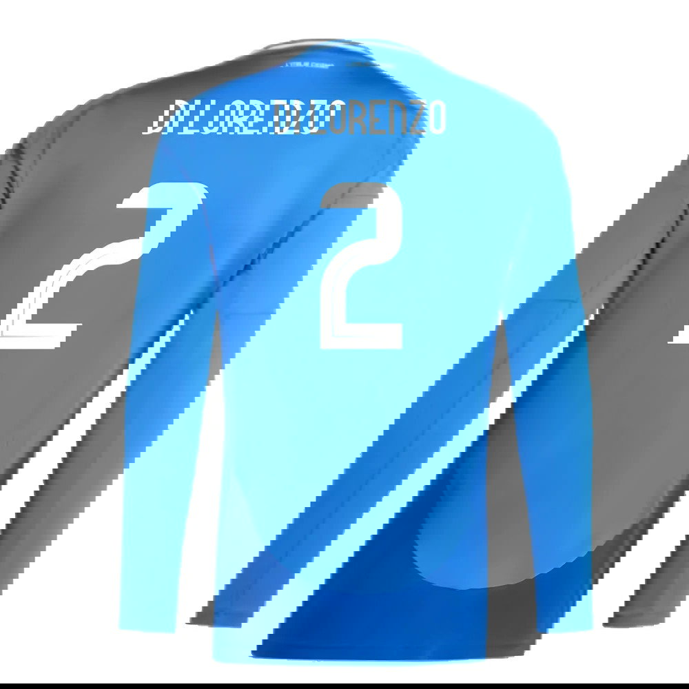 2024-2025 Italy Long Sleeve Home Shirt (DI LORENZO 2)