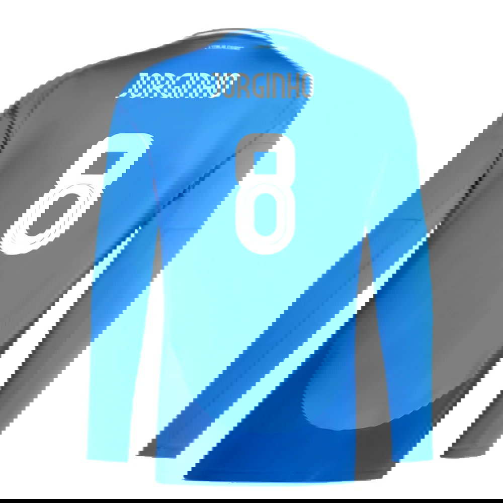 2024-2025 Italy Long Sleeve Home Shirt (JORGINHO 8)