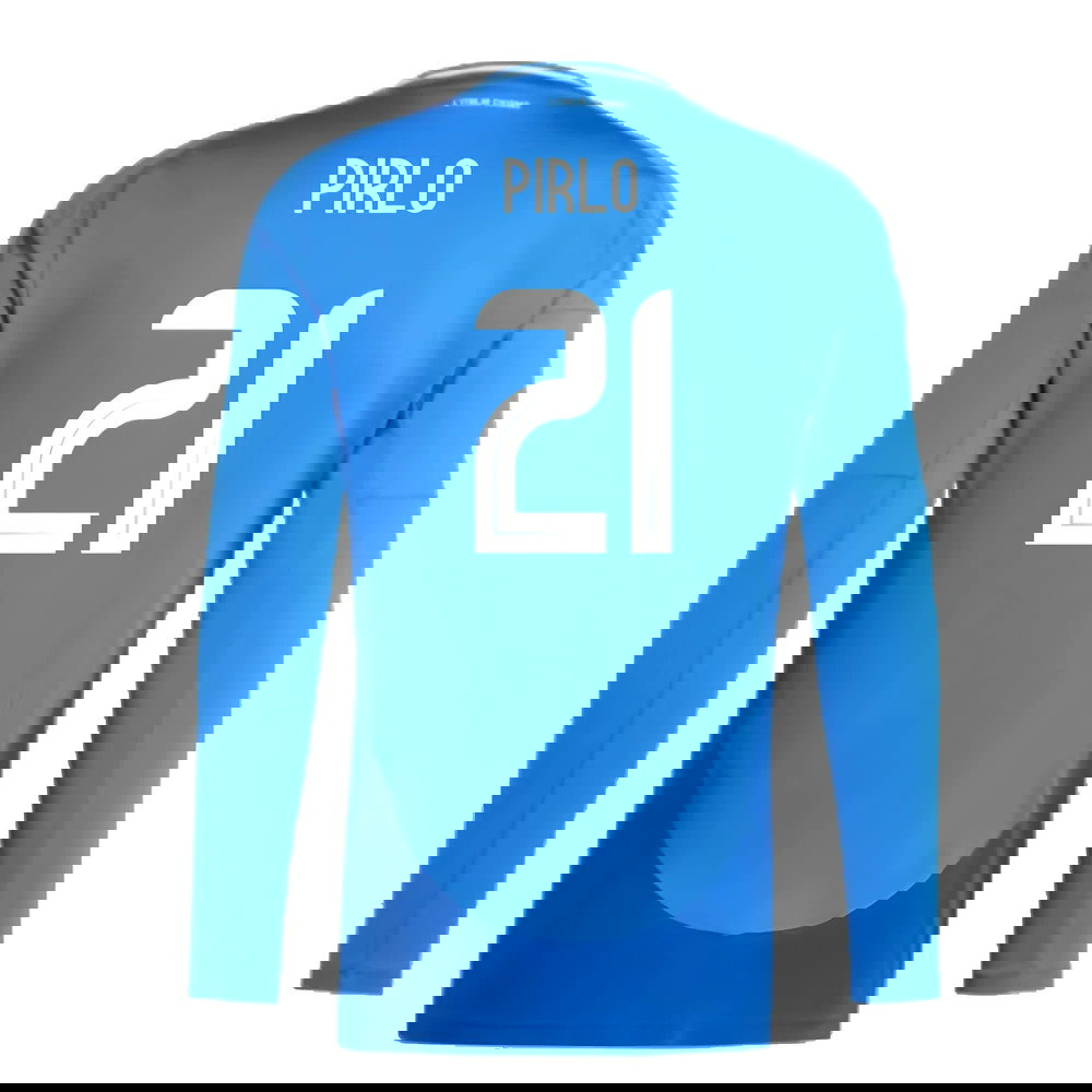 2024-2025 Italy Long Sleeve Home Shirt (PIRLO 21)